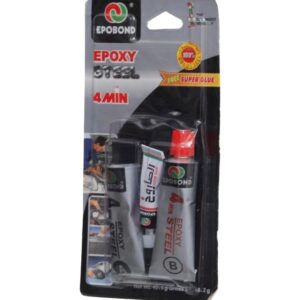 لاصق مادتين ستيل فولاذ بالسوبر جلو EPOXY STEEL
