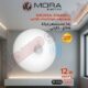 بانل حساس حركة 12 وات ابيض - MORA