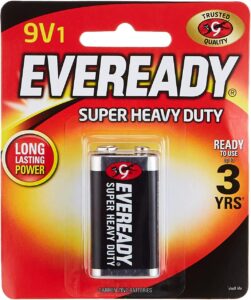 حجارة 9 فولت ايفردى اسود