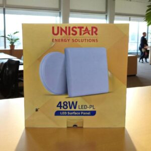 بلفونيرة لطش 48 وات مربع ابيض UNISTAR