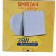 بلفونيرة لطش 36 وات مربع - ابيض UNISTAR
