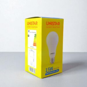لمبة ليد 15 وات ابيض UNISTAR ضمان 3 سنوات