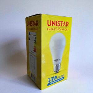 لمبة ليد 18 وات ابيض UNISTAR ضمان 3 سنوات
