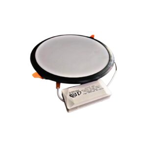 بانل دفن 26 وات اطار اسود العبيدى - اضاءة ابيض