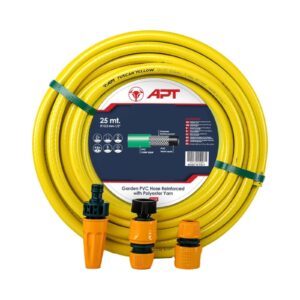 بكره خرطوم مياه + طقم الوصلات 1/2" 25متر APT APTJLK12/25