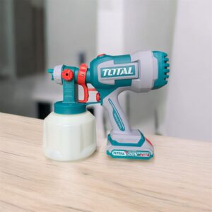 مسدس رش دهانات بطارية 20 فولت + شاحن TOTAL TSGLI20042