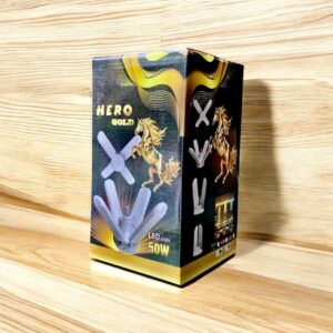 لمبة مروحة كريستال 50 وات هيرو جولد