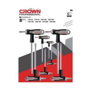 طقم الن توركس حرف تى 8ق CROWN CPHOH-TTMAX8