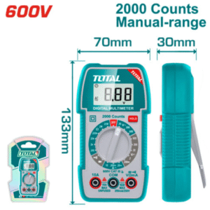 مالتيميتر ديجيتال 600 فولت TOTAL TMT5360011